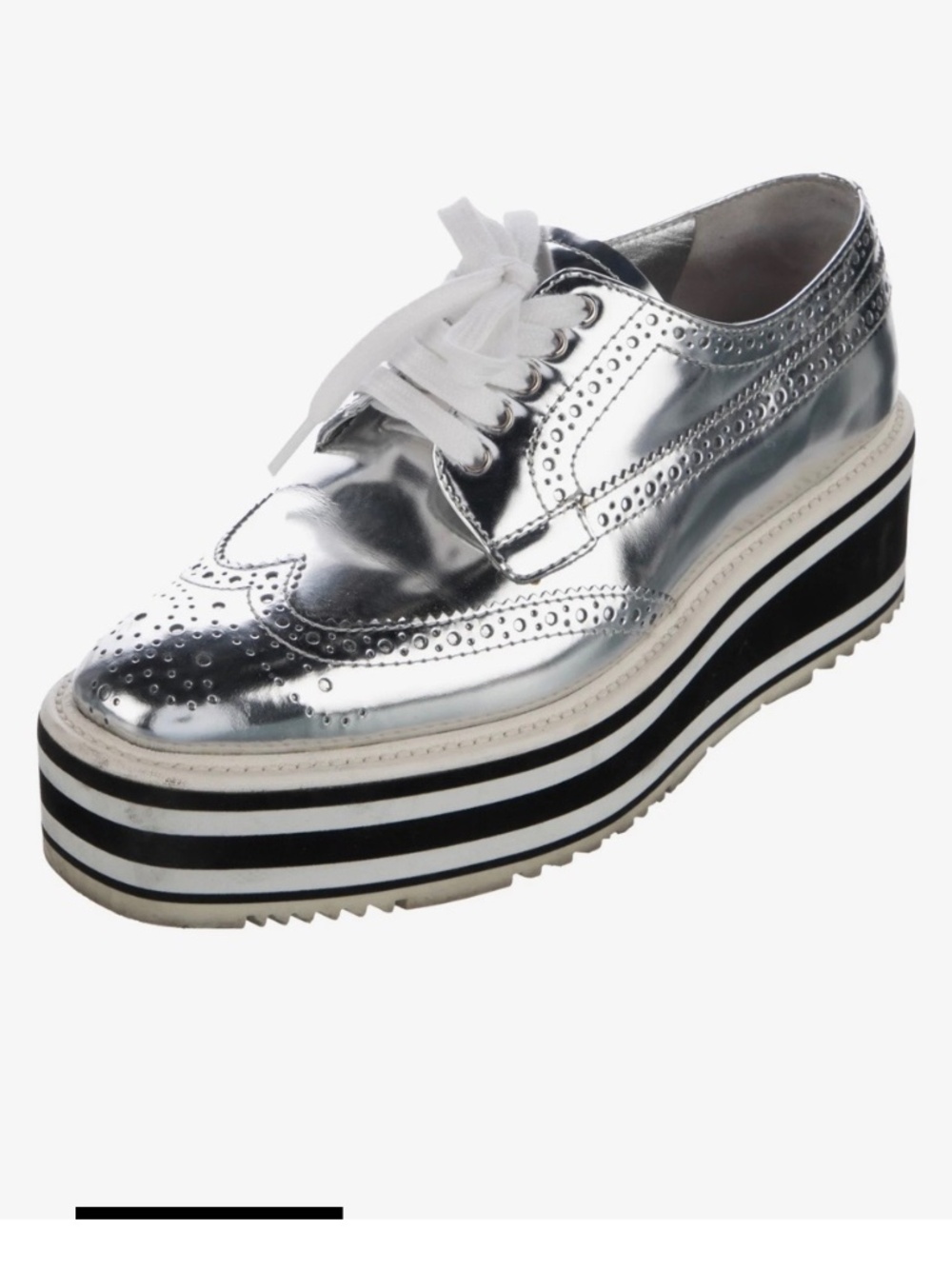 Prada leather oxfords